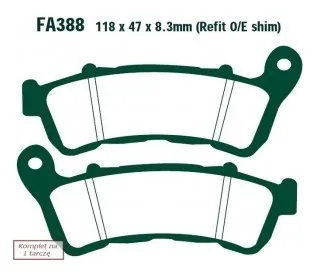  FA388HH EBC Brakes